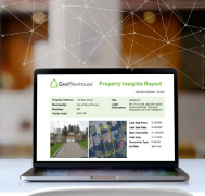 Property Insights Report and the Enhanced Comparable Report on computer